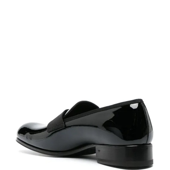 Tom Ford Glossy Black Loafers main image 8